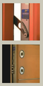 Ddetalj sigurnosnih vrata Blindo Confort